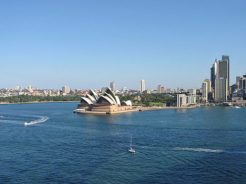 Foto Blick von der Harbour Bridge - Sydney