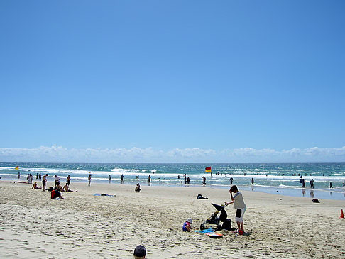Fotos Strand mit Touristen