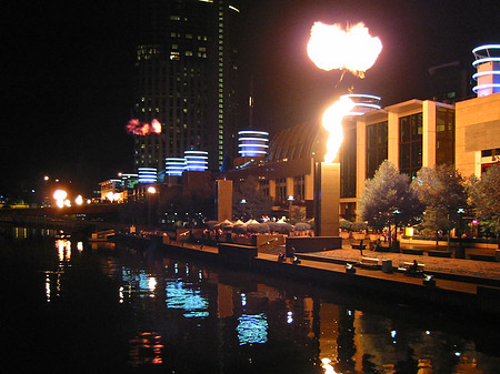 Foto Melbourne in der Nacht - Melbourne