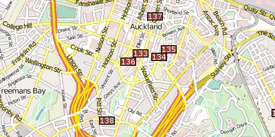 Stadtplan Civic Theatre Neuseeland