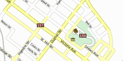 Stadtplan Wanganui Regional Museum Neuseeland